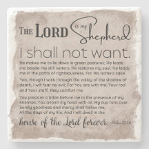 Psalm 23 Bijbeltekst  papier