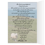 Psalm 23 Bijbelverse, Ierse Kaart van schapevelden (Binnen (Links))