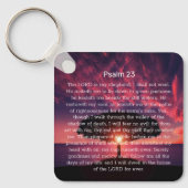 Psalm 23 Bijbelverse zonneboom Sleutelhanger (Voorkant)