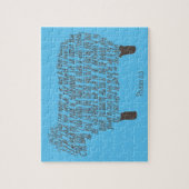 Psalm 23 Bijbelversie Legpuzzel (Verticaal)