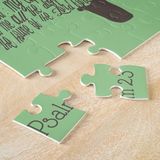 Psalm 23 Bijbelversie Legpuzzel (Zijkant)