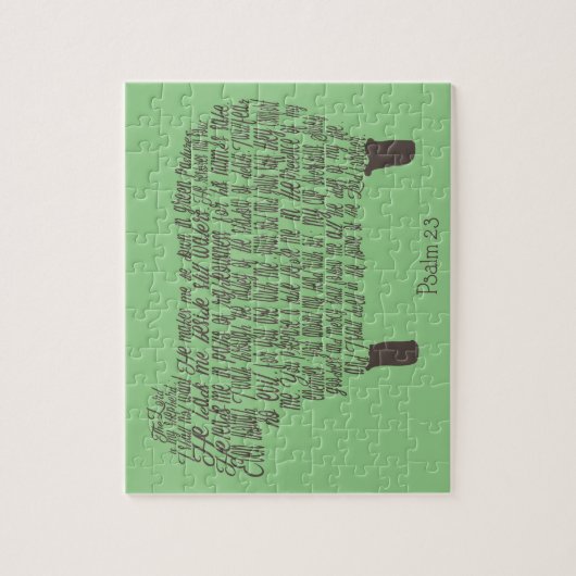 Psalm 23 Bijbelversie Legpuzzel (Verticaal)