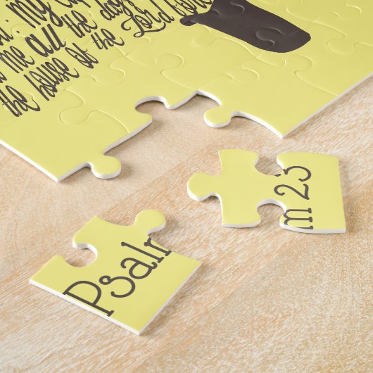 Psalm 23 Bijbelversie Legpuzzel (Zijkant)