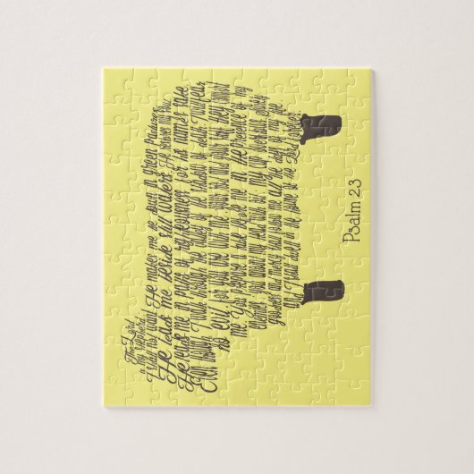 Psalm 23 Bijbelversie Legpuzzel (Verticaal)