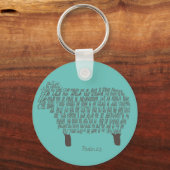 Psalm 23 Bijbelversie Sleutelhanger (Voorkant)