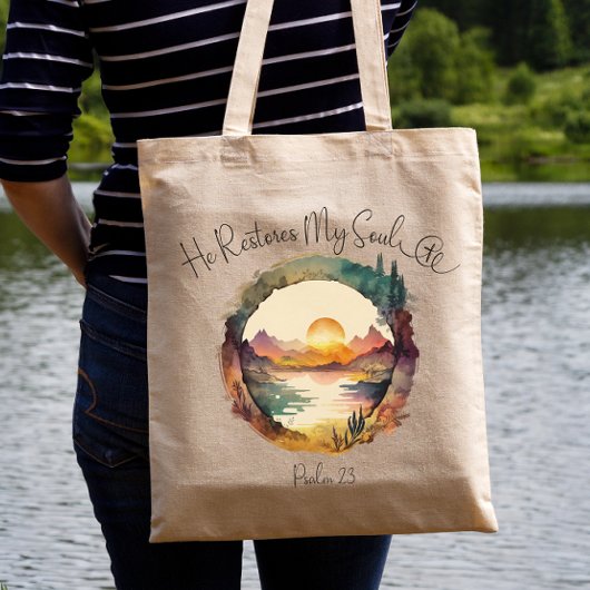 Psalm 23 Bijbelversie Tote Bag