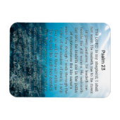 Psalm 23 Blauwe oceaanbodem Magneet (Horizontaal)