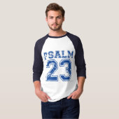 Psalm 23 Blue Sports T-shirt (Voorkant volledig)