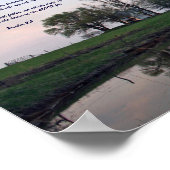Psalm 23, Boerderij Pond poster (Hoek)