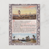 Psalm 23  briefkaart (Voorkant)