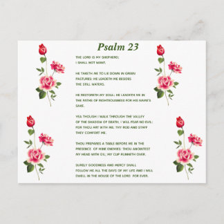 psalm 23 briefkaart