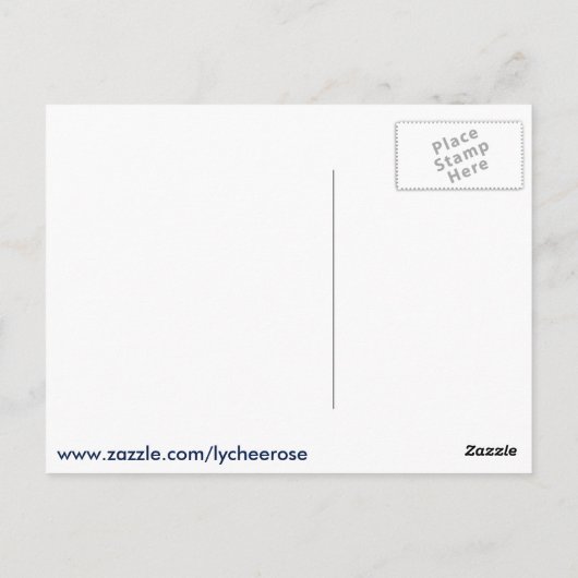 Psalm 23 briefkaart (Achterkant)