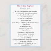 psalm 23 briefkaart (Voorkant)