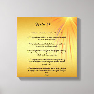 psalm 23 canvas afdruk