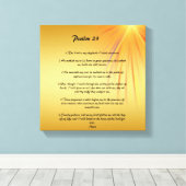 psalm 23 canvas afdruk (Insitu (Houten vloer))