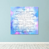 psalm 23 canvas afdruk (Insitu (Houten vloer))