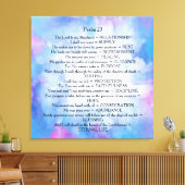 psalm 23 canvas afdruk (Insitu (Woonkamer))