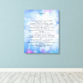 psalm 23 canvas afdruk (Insitu (Houten vloer))
