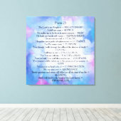 psalm 23 canvas afdruk (Insitu (Houten vloer))