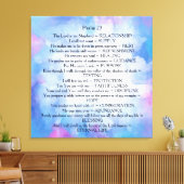 psalm 23 canvas afdruk (Insitu (Woonkamer))