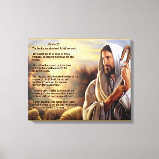 psalm 23 canvas afdruk (Voorkant)