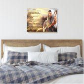 psalm 23 canvas afdruk (Insitu (Slaapkamer))