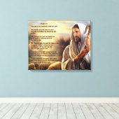 psalm 23 canvas afdruk (Insitu (Houten vloer))