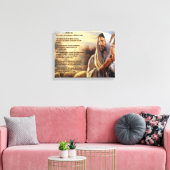 psalm 23 canvas afdruk (Insitu (Woonkamer))