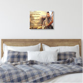 psalm 23 canvas afdruk (Insitu (Slaapkamer))