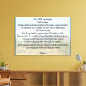 psalm 23 canvas afdruk (Insitu (Woonkamer))