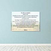 psalm 23 canvas afdruk (Insitu (Houten vloer))