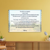 psalm 23 canvas afdruk (Insitu (Woonkamer))