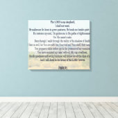 psalm 23 canvas afdruk (Insitu (Houten vloer))