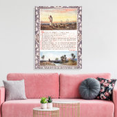 Psalm 23 canvas afdruk (Insitu (Woonkamer))