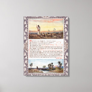 Psalm 23  canvas afdruk