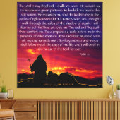 psalm 23 canvas afdruk (Insitu (Woonkamer))