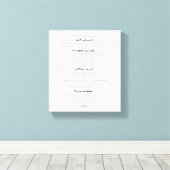 Psalm 23 Canvas kunst aan de muur, Schrift kunst a (Insitu (Houten vloer))