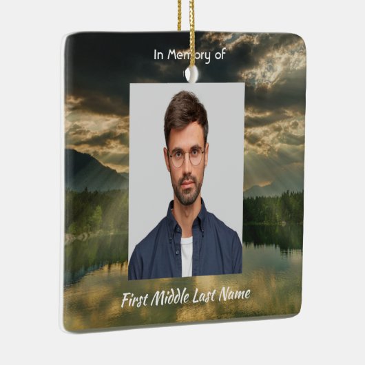 Psalm 23 Celebration of Life Service  Keramisch Ornament (Rechts)