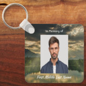 Psalm 23 Celebration of Life Service Sleutelhanger (Voorkant)