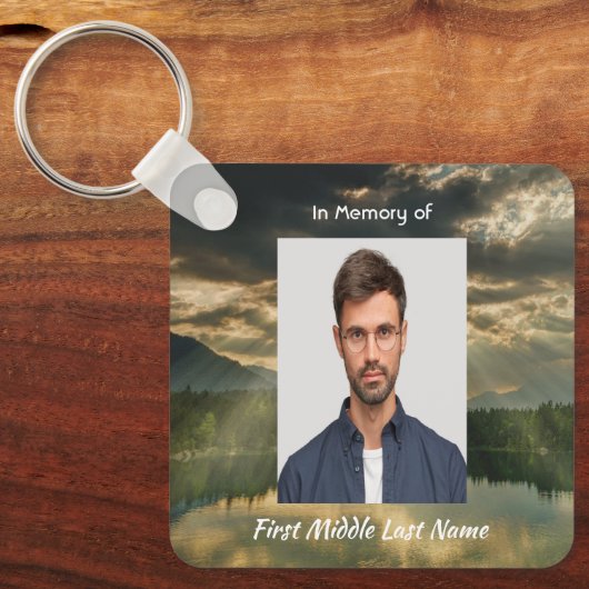 Psalm 23 Celebration of Life Service Sleutelhanger (Voorkant)