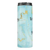 Psalm 23 Celestial Blue Abstract  Thermosbeker (Achterkant)
