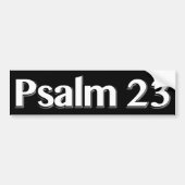 Psalm 23 Christelijk Bumpersticker (Voorkant)