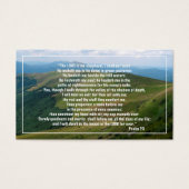 psalm 23 | CHRISTELIJK INSPIREREND Visitekaartje (Voorkant)