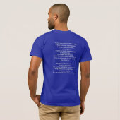 Psalm 23 - Christelijk T-shirt (Achterkant volledig)