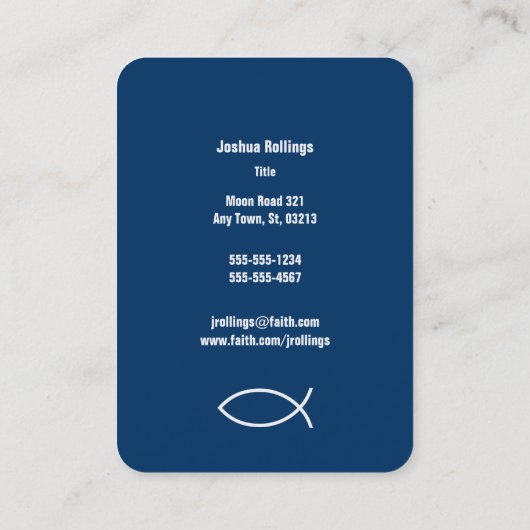 Psalm 23 - Christelijk Visitekaartje (Achterkant)