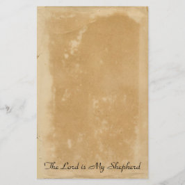 Psalm 23 Christelijke Bijbelvers Oude Perkamentrol Briefpapier