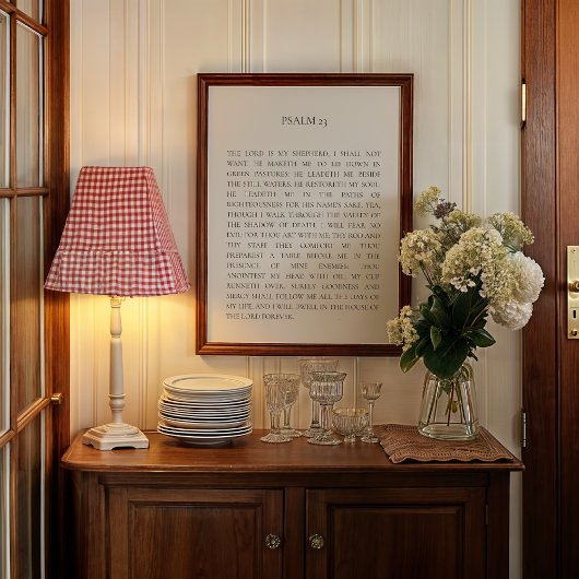 Psalm 23 Christelijke kunst Poster