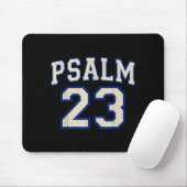 Psalm 23 Christian Faith Ivory And Blue Varisty Le Muismat (Met muis)