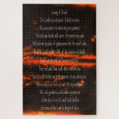 Psalm 23, Dark Red Sky, 1014 pcs, moeilijke puzzel Legpuzzel (Verticaal)