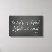 Psalm 23 De Heer is mijn Bijbelverse Shepherd Canvas Afdruk (Voorkant)